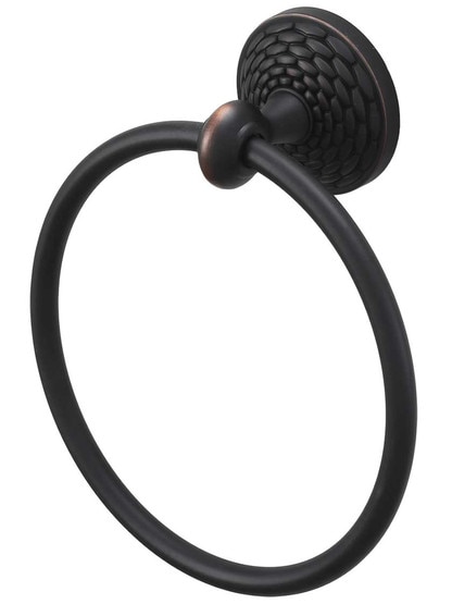 Mandalay Towel Ring in Venetian Bronze.